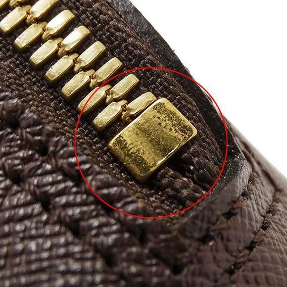 Louis Vuitton Bag Women's Brand Handbag Damier Canvas Brera Ebène Brown N51150 - Picture 9 of 9